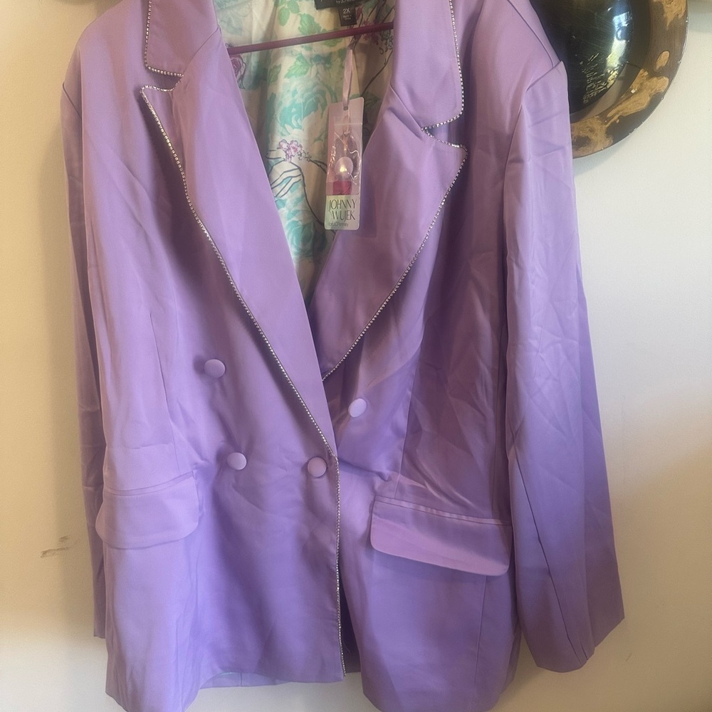 Night Moves Prom Collection Lavender Blazer